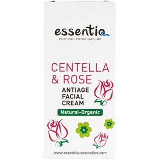 Essentiq | Crema de fata antiage cu centella si trandafir 50ml