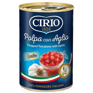 Cirio | Pulpa rosii cu usturoi 400g