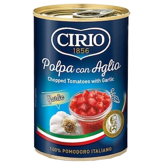 Cirio | Pulpa rosii cu usturoi 400g