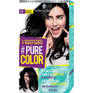 PURE COLOR | Vopsea de par Raven black