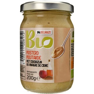 Delhaize Bio | Mustar bio cu otet de cidru 200g