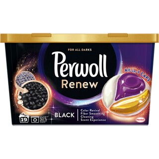 Perwoll | Renew | Detergent Black, 19 capsule