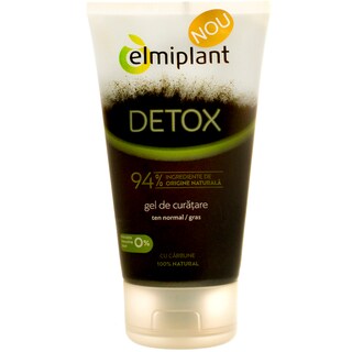 Elmiplant | Gel de curatare Detox cu carbune 100% natural 150ml