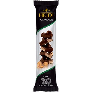 Heidi | Grand'Or | Baton ciocolata amaruie si alune caramelizate 42g
