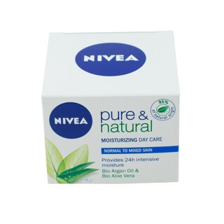 Nivea | Pure&Natural | Crema de fata pentru ten normal si mixt 50ml