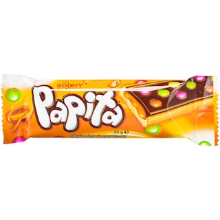 Papita | Biscuiti cu caramel si ciocolata 33g