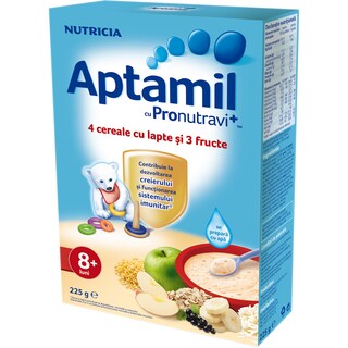 Nutricia | Aptamil | Cereale cu lapte si 5 fructe 225g