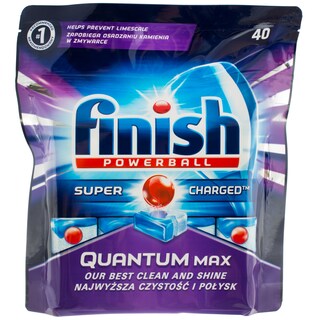 Finish | Quantum Max | Detergent pentru masina de spalat vase Quantum Max 40 tablete