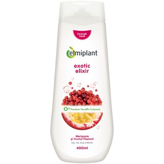 Elmiplant | Gel de dus crema Exotic Elixir cu merisoare si fructul pasiunii 400ml