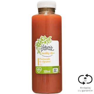 Suc de portocale si capsuni 500ml