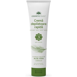 Crema depilatoare rapida cu extract natural de aloe vera 150ml