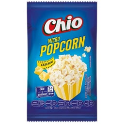 Popcorn cu aroma de cascaval pentru microunde 80g