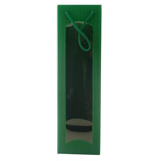Cartobello | Punga pentru sticla porto verde brad marimea M 11.5x10.5x38.5cm