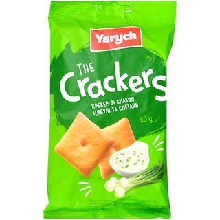 Yarych | Crackers cu aroma de smanatana si ceapa 80g