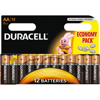 Duracell | Baterii Basic AA LR6 MN1500 1.5V 12bucati