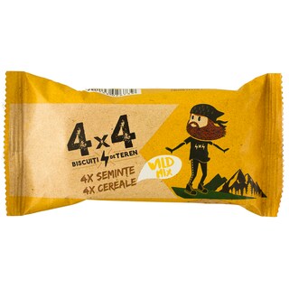 4x4 | Biscuiti cu seminte si cereale Wild Mix 54g