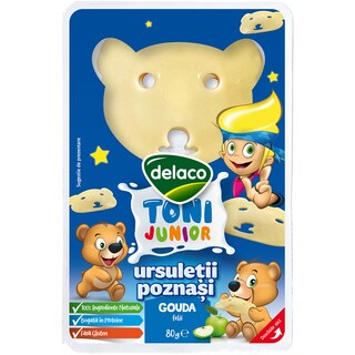 Delaco | Toni Junior | Gouda felii Ursuletii poznasi 80g
