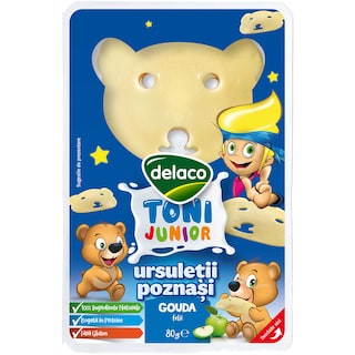 Delaco | Toni Junior | Gouda felii Ursuletii poznasi 80g