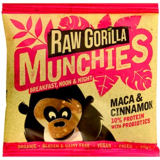 Raw Gorilla | Gustare ecologica maca si scortisoara 40g