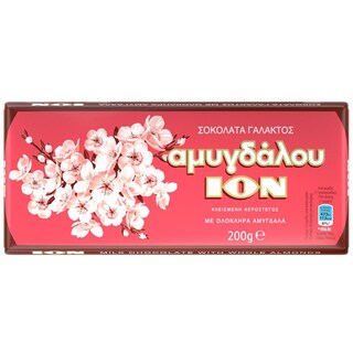 Ion | Ciocolata cu lapte si migdale 200g