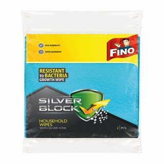 Fino | Silver Block | Lavete multifunctionale Silver Block, 2 bucati