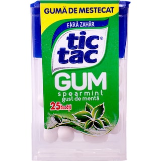 Tic tac | Guma Spearmint cu gust de menta 12.1g