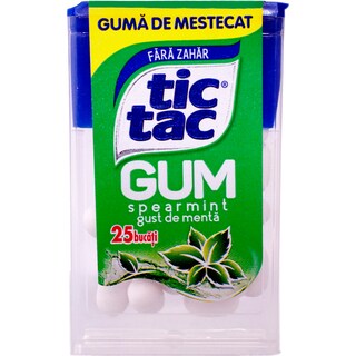 Tic tac | Guma Spearmint cu gust de menta 12.1g