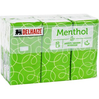 Delhaize | Servetele nazale mentol 9buc