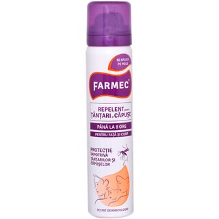 Farmec | Repelent pentru tantari si capuse 75ml