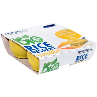 The Bridge | Desert din orez cu vanilie ecologic 4x110g