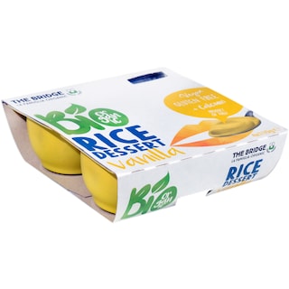 The Bridge | Desert din orez cu vanilie ecologic 4x110g
