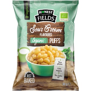 Honest Fields | Pufuleti bio Sour Cream 30g