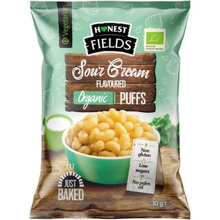 Honest Fields | Pufuleti bio Sour Cream 30g