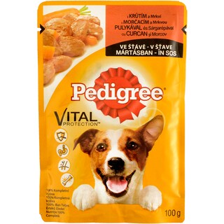 Pedigree | Hrana pentru caini adulti cu curcan si morcov 100g