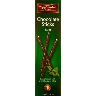 Trianon | Sticks de ciocolata cu aroma de menta 75g