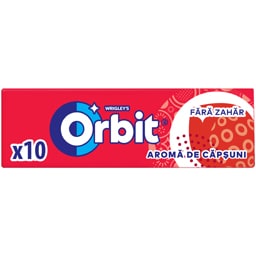 Orbit | Guma de mestecat cu aroma de capsuni 14g