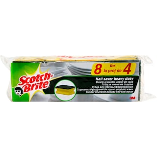 Scotch-Brite | Burete de vase 8 bucati cu protectie pentru unghii