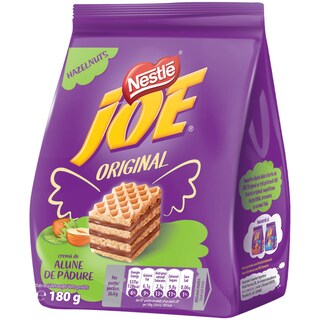 Joe | Napolitane cu crema de alune 180g