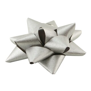 Cartobello | Funda pentru cadou stea argintie 9x9x5cm