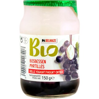 Delhaize Bio | Iaurt cu afine 150g