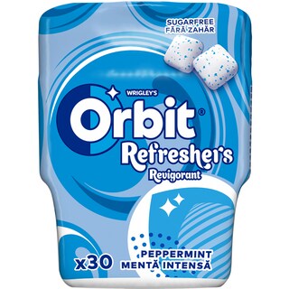 Orbit | Guma de mestecat fara zahar cu arome de menta si mentol 67g