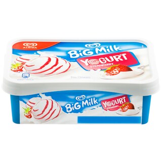 Big Milk | Inghetata cu iaurt si capsuni 1000ml