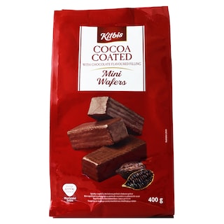 Mini napolitane cu umplutura cu aroma de ciocolata si cu glazura cu cacao 400g