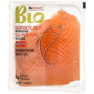 Delhaize Bio | Somon afumat  140g