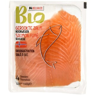Delhaize Bio | Somon afumat  140g