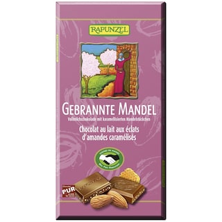 Rapunzel | Ciocolata bio cu miere si migdale 100g