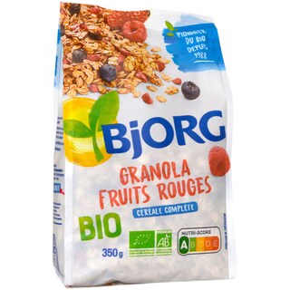 Bjorg | Cereale granola cu fructe rosii eco 350g
