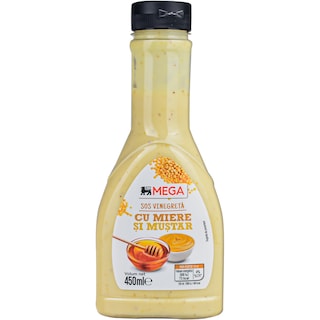 MEGA | Sos vinegreta cu miere si mustar 450ml