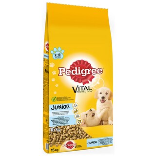 Pedigree | Hrana uscata cu pui si orez pentru caini juniori 15kg