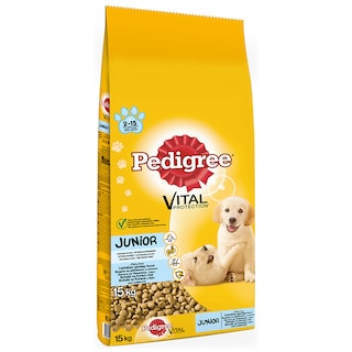 Pedigree | Hrana uscata cu pui si orez pentru caini juniori 15kg
